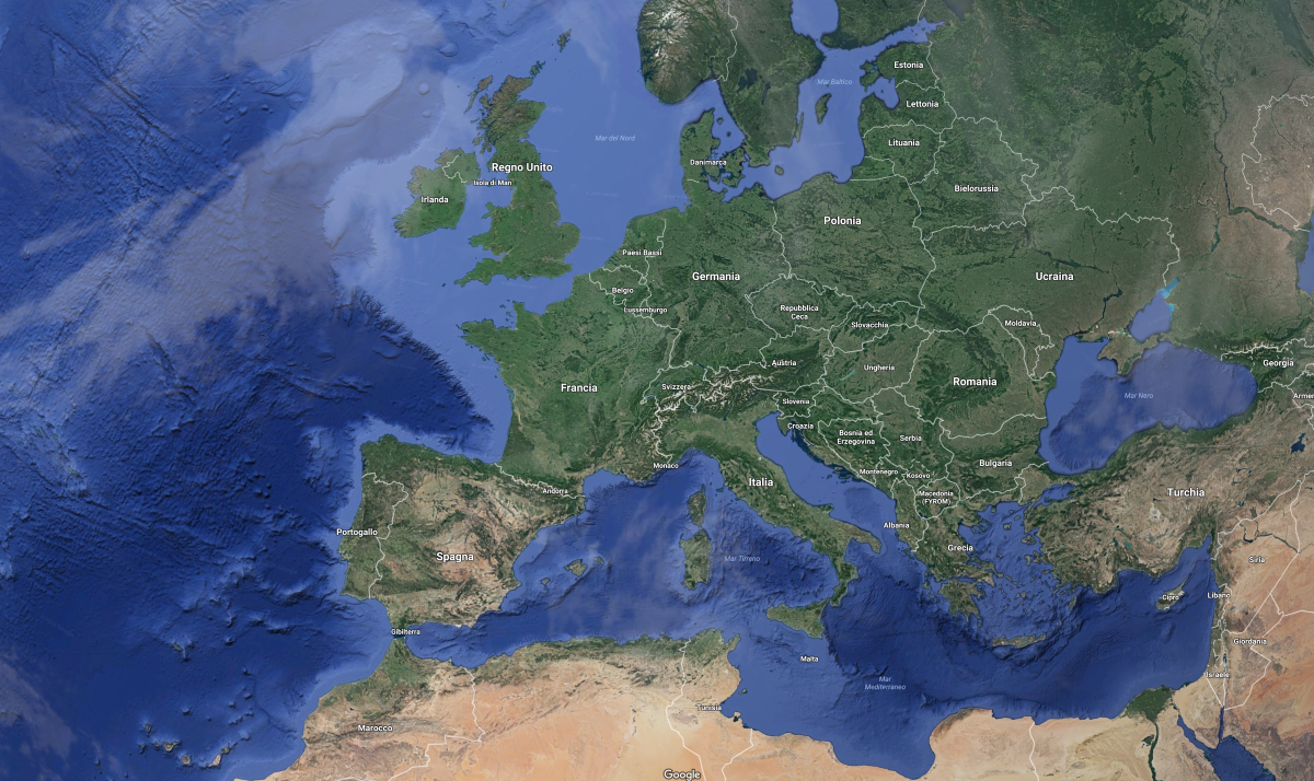 Europa-mappa-3d
