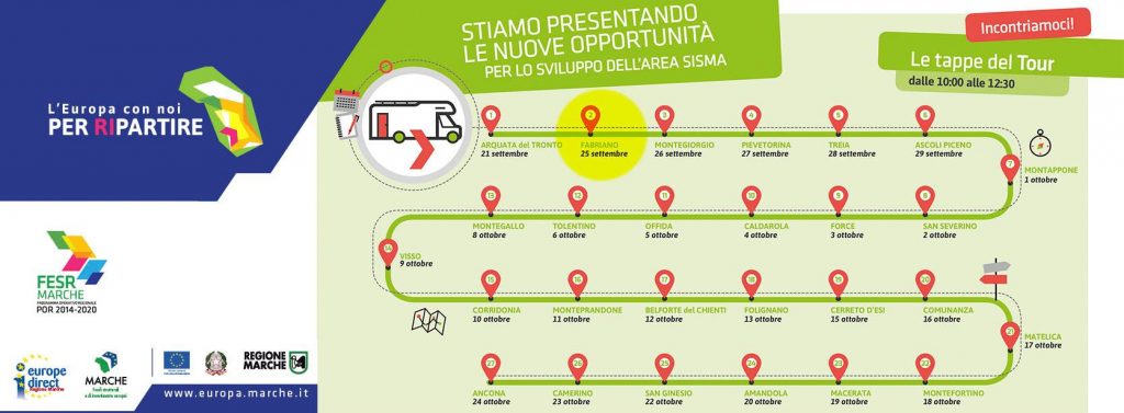 Nelle Marche un tour per scoprire le opportunità dall’Europa